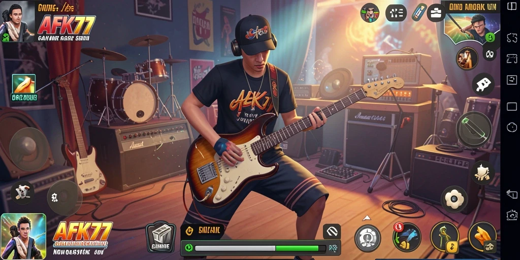 Tampilan screenshot gameplay AFK77 yang penuh warna dan menarik.