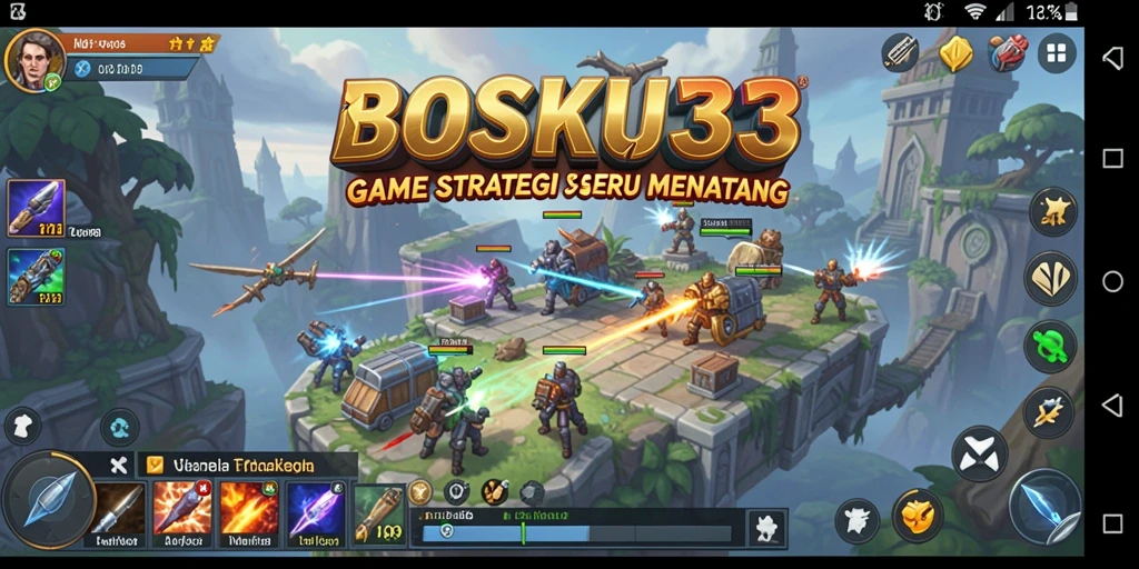 Tampilan gameplay seru dalam BOSKU33 dengan strategi yang mendalam.